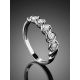 White Gold Diamond Ring, Ring Size: 7 / 17.5, image , picture 2