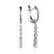 White Gold Diamond Dangles, image 