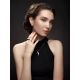 Black And White Crystal Silver Earrings The Eclat, image , picture 4
