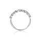 Diamond Row White Gold Ring, Ring Size: 6.5 / 17, image , picture 3