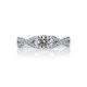 White Gold Ring With Diamond Channel Set, Ring Size: 6.5 / 17, image , picture 3