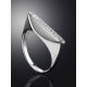 Crystal Encrusted Silver Ring, Ring Size: 7 / 17.5, image , picture 2