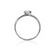 Solitaire Crystal Ring In Sterling Silver, Ring Size: 8.5 / 18.5, image , picture 3