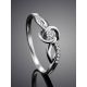 Refined White Gold Ring With Diamonds, Ring Size: 8 / 18, image , picture 2