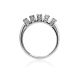 Sterling Silver Crystal Encrusted Ring, Ring Size: 5 / 15.5, image , picture 3