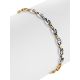 Golden Chain Bracelet With Diamonds, image , picture 3