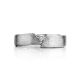 Sterling Silver Ring With Diamond Centerpiece, Ring Size: 7 / 17.5, image , picture 3