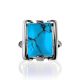 Geometric Reconstructed Turquoise Ring In Sterling Silver, Ring Size: 9.5 / 19.5, image , picture 4