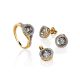 Dancing Diamond Golden Pendant, image , picture 4