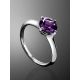 Amethyst Silver Ring, Ring Size: 6.5 / 17, image , picture 2