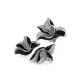 Bold Floral Silver Ring With Crystals The Jungle, Ring Size: 6.5 / 17, image , picture 5
