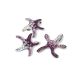 Silver Starfish Pendant With Multicolor Crystals The Jungle, image , picture 4