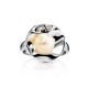 Silver Cocktail Ring With Cultured Pearl And Crystal The Serene, Ring Size: 7 / 17.5, image , picture 3