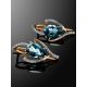 Topaz Golden Earrings With Crystals The Bay, image , picture 2