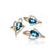 Topaz Golden Earrings With Crystals The Bay, image , picture 3
