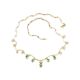 Golden Necklace With Emeralds And Diamonds The Oasis, image , picture 3