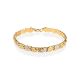 Two Toned Golden Link Bracelet, image 
