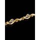 Golden Link Bracelet With Crystals, image , picture 2