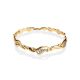 Golden Link Bracelet With Crystals, image 
