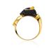 Golden Panther Ring With Crystals, Ring Size: 8 / 18, image , picture 3