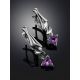 Stylish Silver Amethyst Dangles, image , picture 2