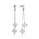 Silver Dangles With Bold Chameleon Crystals The Fame, image 
