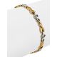 Two Toned Golden Bracelet With Crystals, image , picture 3
