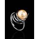 Sterling Silver Ring With Cultured Pearl The Serene, Ring Size: 7 / 17.5, image , picture 2