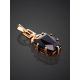 Golden Pendant With Synthetic Sapphire, image , picture 2