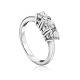 Three Diamonds Ring In Gold, Ring Size: 6.5 / 17, image 