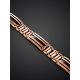 Golden Link Bracelet With Black Enamel, image , picture 2