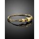 Yellow Gold Bangle Bracelet, image , picture 2