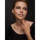 Silver Necklace With Synthetic Topaz Pendant, image , picture 3
