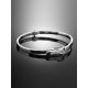 White Gold Bangle Bracelet, image , picture 2