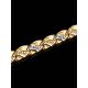 Two Toned Golden Link Bracelet, image , picture 2