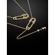 Designer Golden Necklace With Crystals, image , picture 2