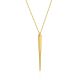 Stylish Golden Pendant Necklace, image 