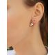 Designer Golden Earrings With Crystals, image , picture 3