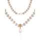 Cultured Pearl Necklace In Gold The Serene, image 
