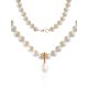 Cultured Pearl Necklace In Gold The Serene, image 