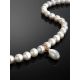 Cultured Pearl Necklace In Gold The Serene, image , picture 3