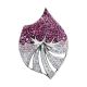 Silver Pendant With Two Toned Crystals The Jungle, image 