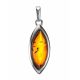 Laconic Amber Silver Pendant The Amaranth, image 