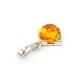 Geometric Amber Silver Pendant The Rondo, image , picture 4