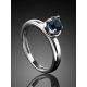 Blue Crystal Ring In Silver, Ring Size: 6.5 / 17, image , picture 2