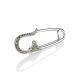 Designer Silver Brooch With Marcasites The Lace, image , picture 3