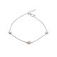 Silver Golden Bracelet With Diamond The Diva, image 