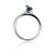 Blue Crystal Ring In Silver, Ring Size: 8.5 / 18.5, image , picture 3