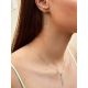 Stylish Silver Crystal Dangle Earrings, image , picture 4