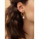 Gold Plated Silver Earrings With Pearl Dangles The Palazzo, image , picture 3
